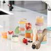 12pc Glass Baby Food Storage Jars, 4 Silicone Baby Spoons & 2 Silicone Bibs, Baby Mealtime Essentials  BPA-Free, Leakproof, and Dishwasher Safe view 3