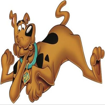 12 Inch Scooby Wall Decal Removable Peel Self Stick Sticker Art Home Kids Room Decor Decoration - 12 by 6 inches