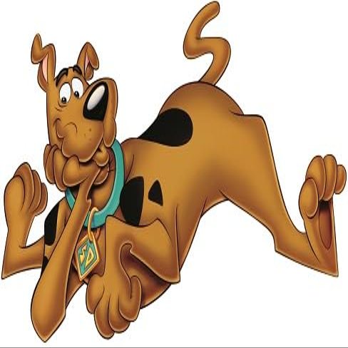 12 Inch Scooby Wall Decal Removable Peel Self Stick Sticker Art Home Kids Room Decor Decoration - 12 by 6 inches