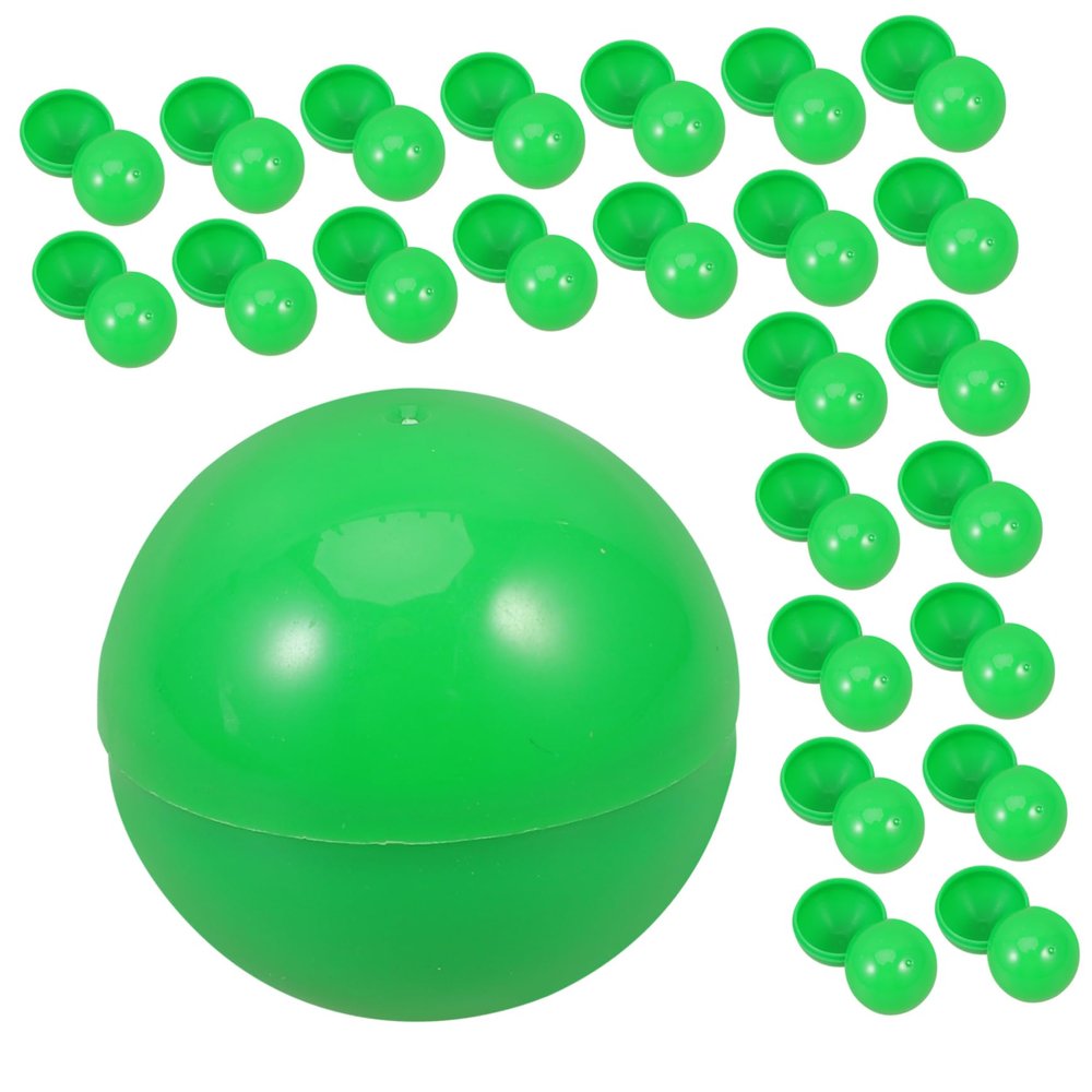 IMIKEYA 50pcs Openable Lottery Balls for Party Games Plastic Raffle Balls Lightweight Compact Game Props for Events Carnival and Home Entertainment