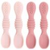 12pc Glass Baby Food Storage Jars, 4 Silicone Baby Spoons & 2 Silicone Bibs, Baby Mealtime Essentials  BPA-Free, Leakproof, and Dishwasher Safe view 4