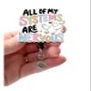 All of My Systems Are Nervous Acrylic Badge, RN Badge, Nurse Badge, Teacher Badge, Mental Health Badge Reel with Swivel Alligator Clip view 1