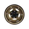 4Pcs 1.9 Inch Beadlock Wheel Rims with Scale Hardware for 1/10 RC Crawler SCX10 III Capra TRX4 VS4 CC01 TF2 D90 86100 Emo RC4WD(Brown) view 4