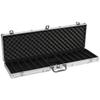 Gamers Lounge 600-count Aluminum Poker Chip Case - Locking, Key Included view 1