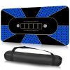 70 x 35 Inch Poker Mat, 8 Players Texas Hold'em Poker Rubber Mat Poker Topper for Tables, Folding Portable Poker Table Top Layout w/Carrying Bag for Poker Games, Blackjack, Casino (70 x 35 Inch-Blue) view 1