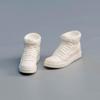 1/12 Scale Figure Shoes White Sport Shoes Model for 6-inches Action Figure Body Doll, Unisex Male Female 1/12 Action Figure Doll Shoes Match Accessory view 1