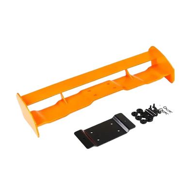MIVHQYBU Rear Wing Upgrade Kit Compatible with 1/5 Scale RC Cars Compatible with ROFUN BAHA King Motor ROVAN 5B Parts(Nylon Wing KitOrange)
