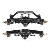 1 Set Aluminum TRX4M Portal Axle w/Steering Link for 1/18 RC Crawler Chassis TRX4-M K10 Defender for Bronco High Clearance Upgrade view 2