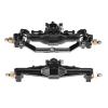 1 Set Aluminum TRX4M Portal Axle w/Steering Link for 1/18 RC Crawler Chassis TRX4-M K10 Defender for Bronco High Clearance Upgrade view 3