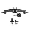 1 Set Aluminum TRX4M Portal Axle w/Steering Link for 1/18 RC Crawler Chassis TRX4-M K10 Defender for Bronco High Clearance Upgrade view 4