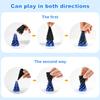 3 Packs Impossible Cone,Spiral Cone Fidget Toy,Fidget Cone,3D Printed Spiral Cone Fidget Toy,Impossible Pyramid Passthrough Toy for Stress and Anxiety Relaxing (Black Rainbow) view 4