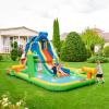 GLACER Inflatable Water Park, 9-in-1 Backyard Bounce House w/Water Slide Splash Pool & Climbing Wall, Elephant Bouncy Castle for Water & Dry Fun (735W Blower Included) view 2