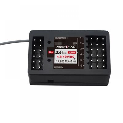 2.4G 6CH Receiver With Gyro Compatible With DUMBORC X6F X6DC X6DCG X6YC X6YCG Compatible With RC X6 X4 X5 Transmitter Remote Controller(X6DC)