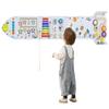 Spacocld Rocket Activity Wall Busy Board Panels - Sensory Wall Panel for Kids, Montessori Toddler Wall Activity Board(5PCS) view 1
