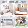 Spacocld Rocket Activity Wall Busy Board Panels - Sensory Wall Panel for Kids, Montessori Toddler Wall Activity Board(5PCS) view 3