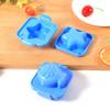 6pcs Colorful Bunny, Bear, Fish, Car, Star, Heart Eggs, Kitchen Tool with Cute Shapes for Sushi DIY, Easy to, Fun for Family, and Kids, Made of Quality PP Plastic view 3