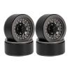 Aluminum 1.9" Beadlock Wheel Rims for 1/10 RC Car Crawler SCX10 RR10 Capra TRX4 TRX6 VS4 BRX01 Element Enduro TF2 YK6101 EX86190(4PCS Gray) view 1
