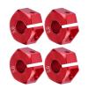 12mm Universal Wheel Hex Hub Adapter Efficiently Solving Car Shaking for 1/10 Scale RC Sports Car Made of Aluminium Alloy Blue 4pcs for Offroad Car Enthusiasts (5.0MM red) view 1
