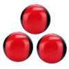 Aramox 3PCS High End Red Black PU Leather Juggling Balls Lightweight and Portable for Professional Performances and Office Leisure Entertainment view 1