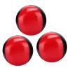 Aramox 3PCS High End Red Black PU Leather Juggling Balls Lightweight and Portable for Professional Performances and Office Leisure Entertainment view 2