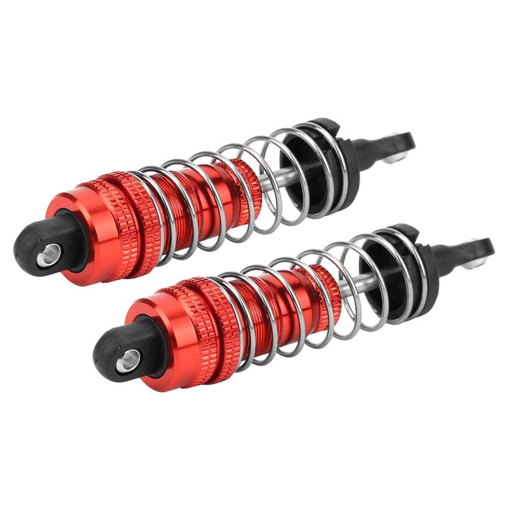 Stable Performance Metal Shock Struts Damper Accessory for 144001-1316, Easy Installation for Remote Control Car Owners (Red)