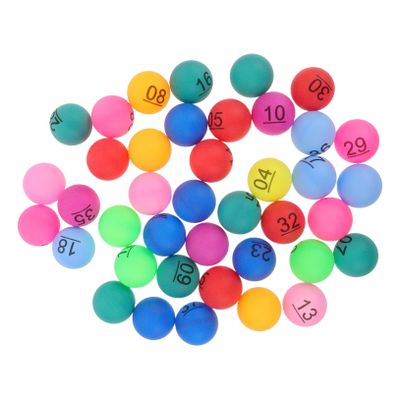 ADOCARN 40pcs Colorful Numbered Bingo Prize for Party Games Multi-Color Plastic for Raffles and Lottery Fun Party Decorations and Interactive Game Accessories