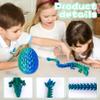 Philicoco 3D Printed Articulated Dragon Egg  Easter Basket Stuffers, Fidget Toy Gift for Kids & Adults(Green) view 4