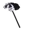 Aramox Soft Plush Stick Horse Toy with Neighing Sounds, Ideal Kids, 70cm Length Stick Horse for Playtime Fun (White) view 2