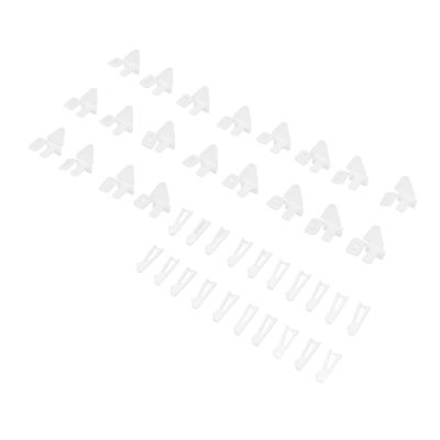 Control Horns and Clevis Kit for RC Airplane Electric Aircraft Foam Fixed Wing Aircraft 20 Sets 4 Hole Control Horns Pluggable and Adjustable