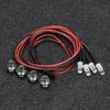 Cool and Real 4PCS 5mm Headlights LED Lights for Model Drift Car Vehicle, Low Power Consumption for RC Car Fans (Light 3) view 2
