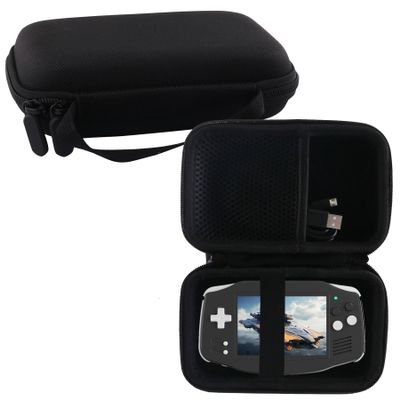 WERJIA Hard Case Compatible with RG34XX/R36MAX Retro Handheld Game Console (black)