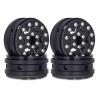 1.9 Inch Carbon Fiber Beadlock Wheel Rims for 1/10 RC Crawler Car for Axial SCX10 D90 TRX4 TRX6 Gen8 DIY view 2