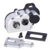 48Pitch Ultralight Portal Transmission Tiny Gearbox with Slipper Pad for 1/10 LCG Chassis Cheater Rigs Capra SCX10 III AR45 Axle view 2