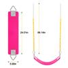 2 Pack Swing Sets, AGPTEK Swing Seat with 66 Inch Anti-Rust Chains Thermoplastic Coated, Support 250lb, Seat Cushion Accessories Replacement with Snap Hooks for Outdoors, Playground (Pink) view 2