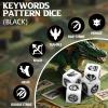 48 Pieces Abilities Keywords Counter Dice MTG Dice 1/+1 Counters Bulk Creature Stats Buff Tokens Dice Set for Magic The Gathering, MTG, TCG, Card Games Accessories (Multicolor) view 3
