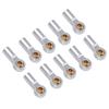 10pcs Aluminum M3 Ball Link Rod Ends for AXIAL SCX10 1/10 RC Car, Improve Performance and Easy Install, Suitable for RC 1/10 Car (Silver) view 4