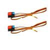 2PCS MORFUM RC Car Led Flash Lights Police 13mmx18mm Multi-Function 360 Degree Rotating Flashing Lamp 5 Modes Flashing Light Compatible with 1/10 Scale TRX4 SCX10 Off Road Car Truck (Red) view 1