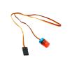 2PCS MORFUM RC Car Led Flash Lights Police 13mmx18mm Multi-Function 360 Degree Rotating Flashing Lamp 5 Modes Flashing Light Compatible with 1/10 Scale TRX4 SCX10 Off Road Car Truck (Red) view 4