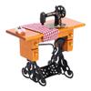 1/12 Dollhouse Sewing Machine Beautiful Decor with Scissors and Thread for Miniature Dolls House view 2