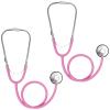 ERDOGLY Kids Stethoscope, 2 Pack Real Working Nursing Stethoscope for Kids, Toy Medical Kit for Toddler, Doctor Play Set for Role Play, Boys Girls Doctor Nurse Cosplay Costume Accessories view 1