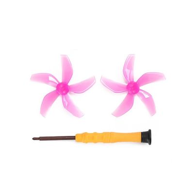 Propellers Replacement for DJI NEO,Drone 5-Blade Paddles Propellers Lightweight Propellers Colorful Wing Spare Prop Parts for DJI NEO,Drone Accessories (1 Pair Pink)