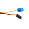 2PCS MORFUM Multi-Function RC Car Police LED Flash Light Alarm Lamp Flashing Rotating 5 Modes Flashing Light 13mmx18mm Lamp Decoration Compatible with 1/10 Scale TRX4 SCX10 RC Crawler Car (Blue) view 2
