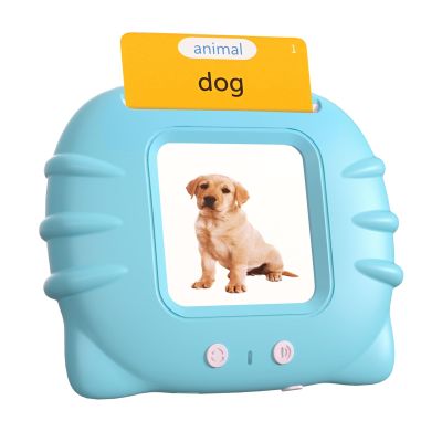 224 Words English Talking Flash Cards with Music, Montessori Educational Learning Kid Toddler Toys, Pocket Speech Therapy and Autism Christmas Sensory Toys for Girls Boys