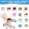 224 Words English Talking Flash Cards with Music, Montessori Educational Learning Kid Toddler Toys, Pocket Speech Therapy and Autism Christmas Sensory Toys for Girls Boys view 3