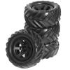 4pcs 90mm for Monster Truck Buggy Tires Wheel Hex for TRAXXAS for E-Revo for MJX W192 1/16 RC Car Upgrade Parts view 1