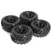 4pcs 90mm for Monster Truck Buggy Tires Wheel Hex for TRAXXAS for E-Revo for MJX W192 1/16 RC Car Upgrade Parts view 3
