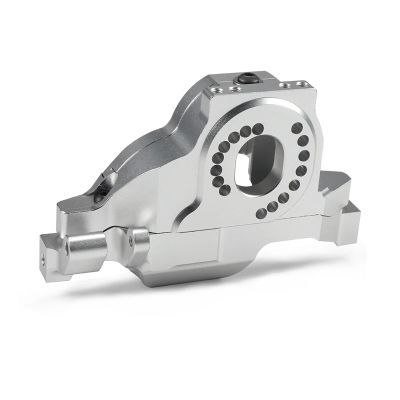 Aluminum Alloy Motor Plate Upper Spur Gear Cover for 1/10 RC Car Crawler TRX4 Chassis for Bronco Defender Sport K5 TRX6 8290 Upgrade(Silver Full Set)