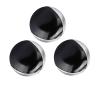 Aramox Juggling Ball Lightweight Professional 3PCS Set for Beginners to Professionals Children's Leisure Play PU Leather Silver Black view 2