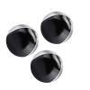 Aramox Juggling Ball Lightweight Professional 3PCS Set for Beginners to Professionals Children's Leisure Play PU Leather Silver Black view 3