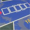 WUHUQN Table Mat 1.2 * 0.6cm Layout Poker Mat,10 Players Poker Rubber Mat Poker Topper,Portable Playmat Home Gambling Board Game Gaming Mat Poker Mat view 4